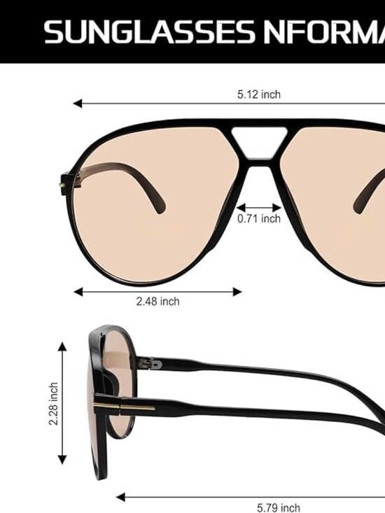 Oversized Classic Sunglasses